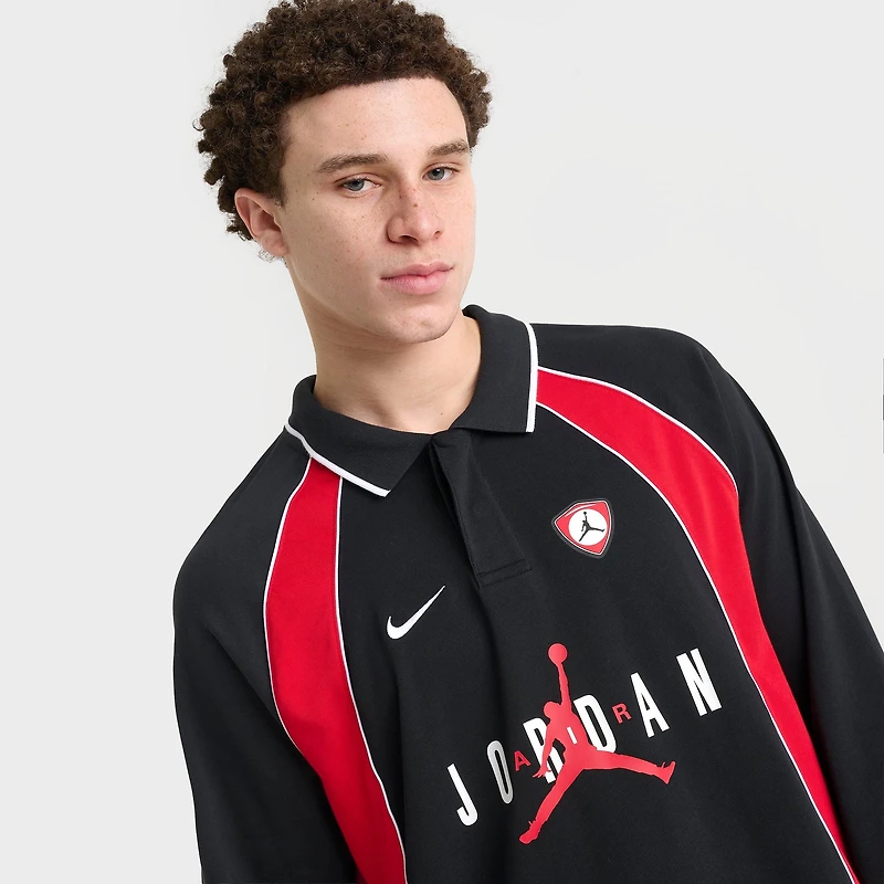 Men's Jordan Flight Long-Sleeve Polo Jersey