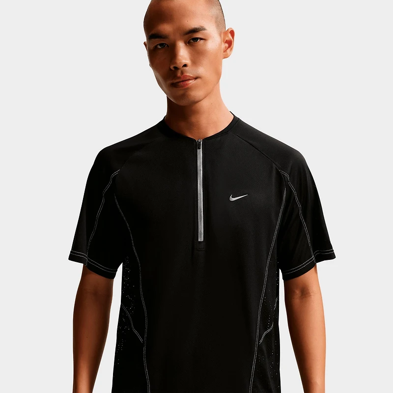 Men's Nike Retro Dri-FIT Short-Sleeve Half-Zip Running Top