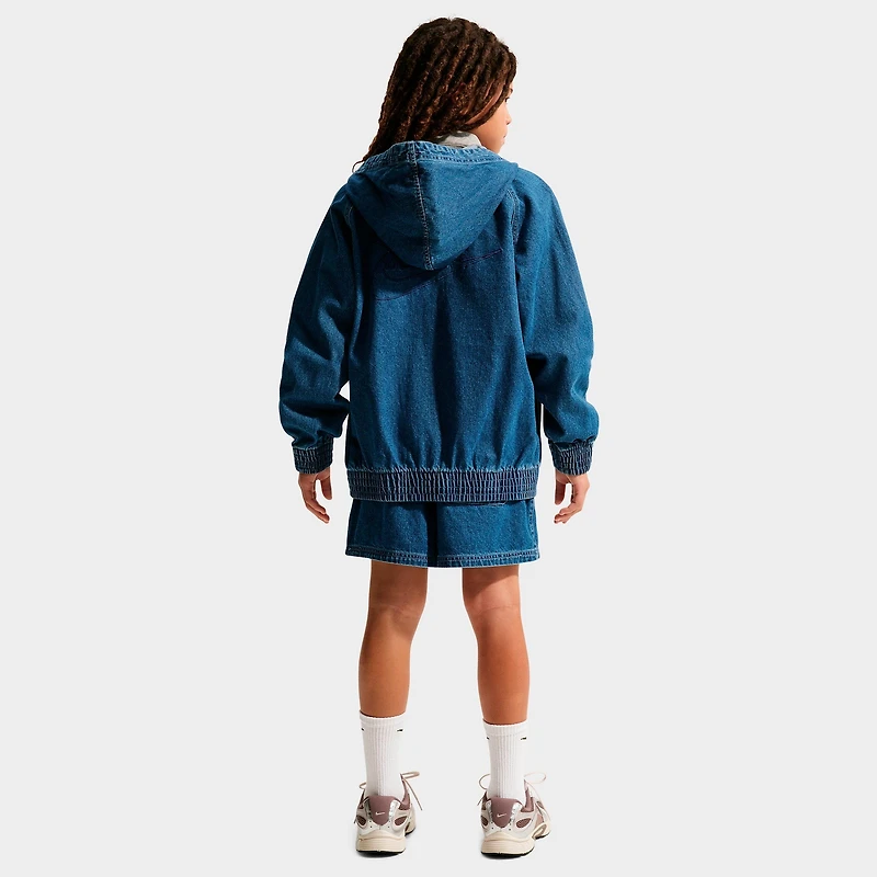 Big Kids' Nike Sportswear Collection Denim Shorts