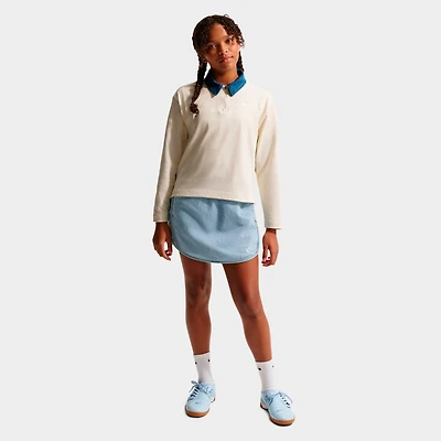 Girls' Big Kids' Nike Sportswear Collection Denim Skirt