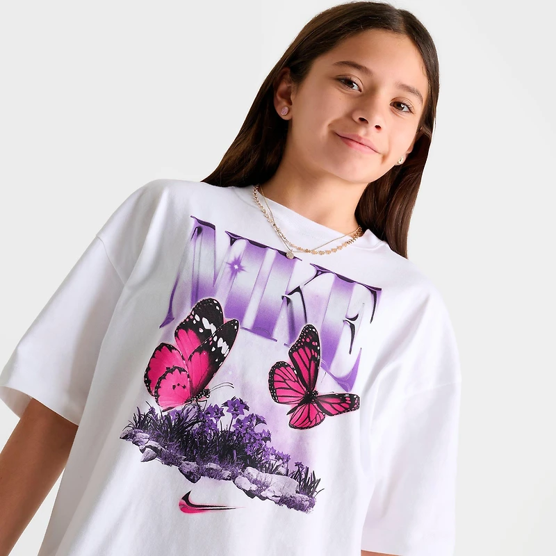 Girls' Big Kids' Nike Sportswear Butterfly Graphic T-Shirt