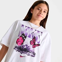 Girls' Big Kids' Nike Sportswear Butterfly Graphic T-Shirt