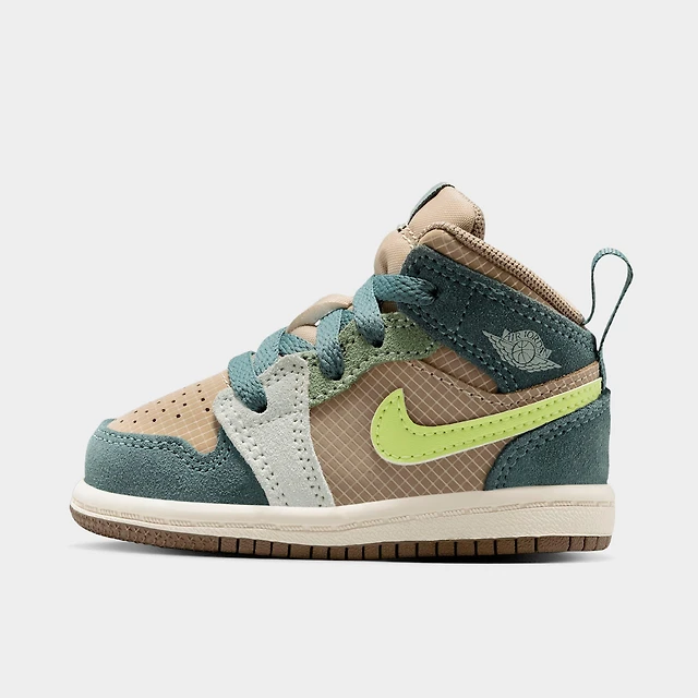 Kids' Toddler Air Jordan Retro 1 Mid Casual Shoes