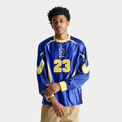 Men's Jordan Brazil Long-Sleeve Goalkeeper Soccer Jersey