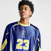 Men's Jordan Brazil Long-Sleeve Goalkeeper Soccer Jersey