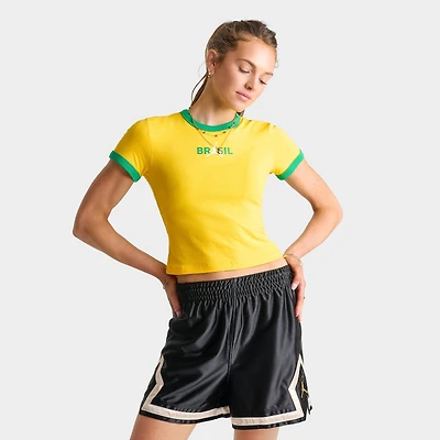 Women's Jordan Brazil Graphic Crewneck T-Shirt