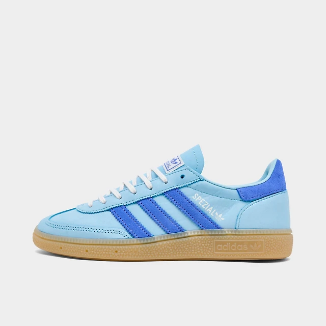 adidas gazelle silver green womens adidas Kids Toddler Originals Handball Spezial Stretch Lace Casual Shoes in Ruby Red/Lucid Pink/Gum