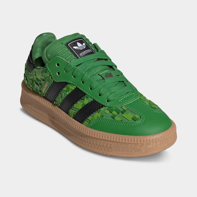 Big Kids' adidas Originals x Minecraft Samba XLG Casual Shoes