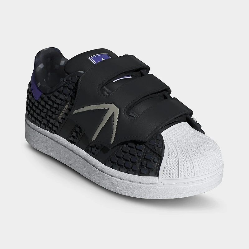 Little Kids' adidas Originals x Minecraft Superstar II Comfort Closure Casual Shoes