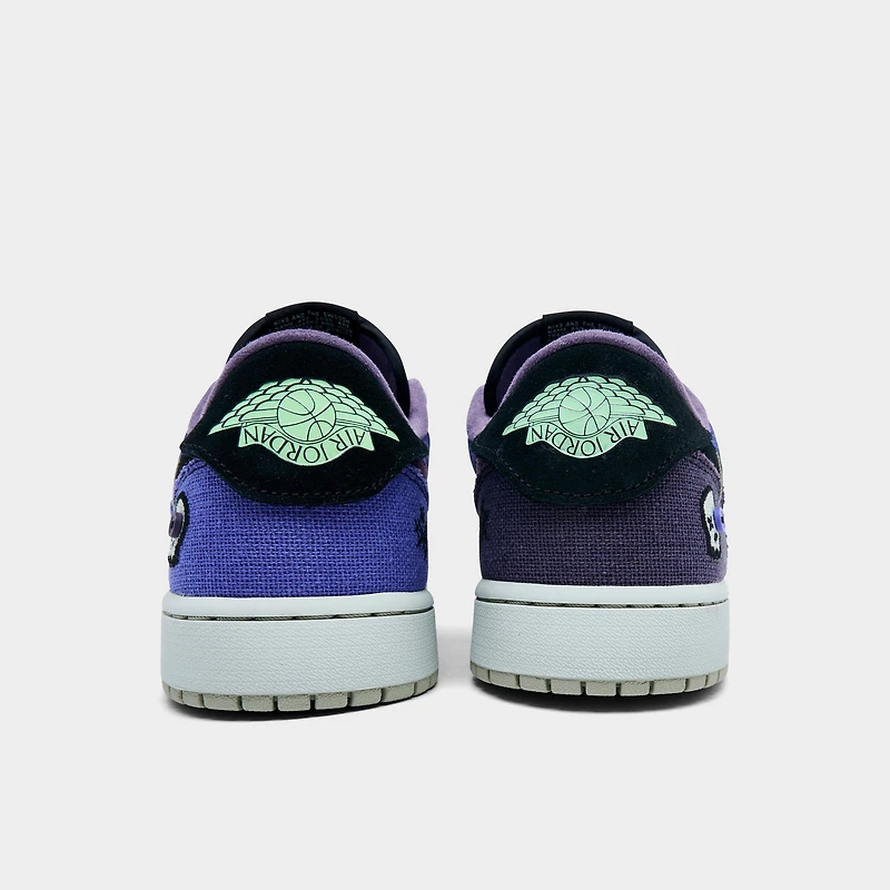 Men's Air Jordan x Zion Williamson Retro 1 Low Casual Shoes