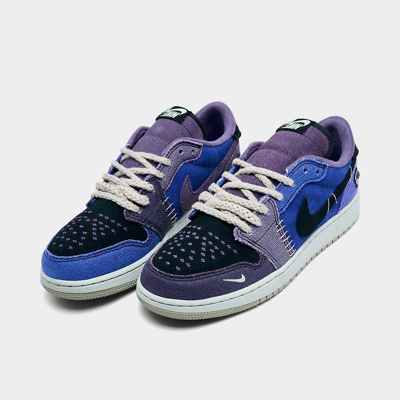 Big Kids' Air Jordan x Zion Williamson Retro 1 Low Casual Shoes