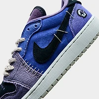 Big Kids' Air Jordan x Zion Williamson Retro 1 Low Casual Shoes