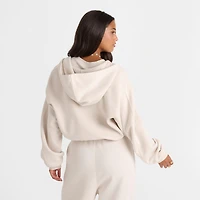 Women's Jordan Brooklyn Fleece Cropped Full-Zip Hoodie