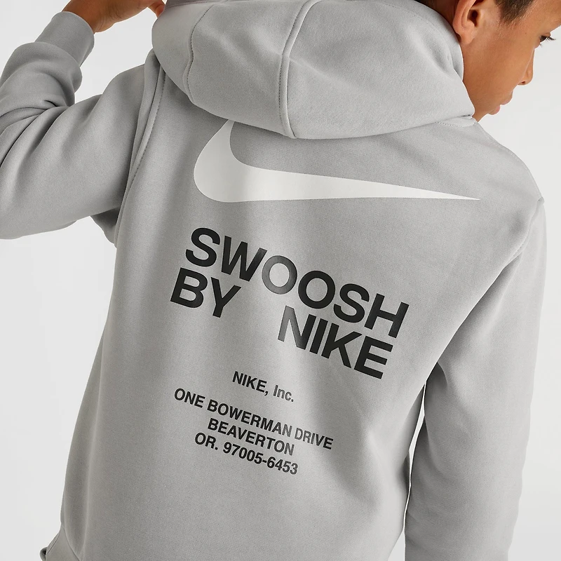Kids' Nike Swoosh By Pullover Hoodie