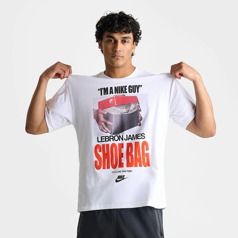 Men's Nike LeBron Shoe Bag Graphic Basketball T-Shirt