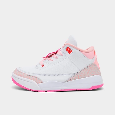 Girls' Little Kids' Air Jordan Retro 3 Basketball Shoes