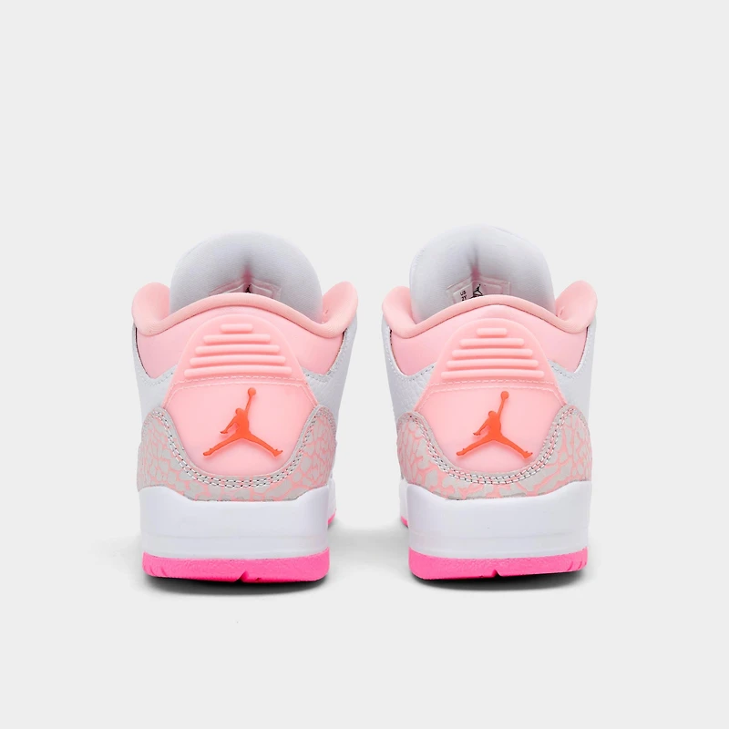 Girls' Little Kids' Air Jordan Retro 3 Basketball Shoes
