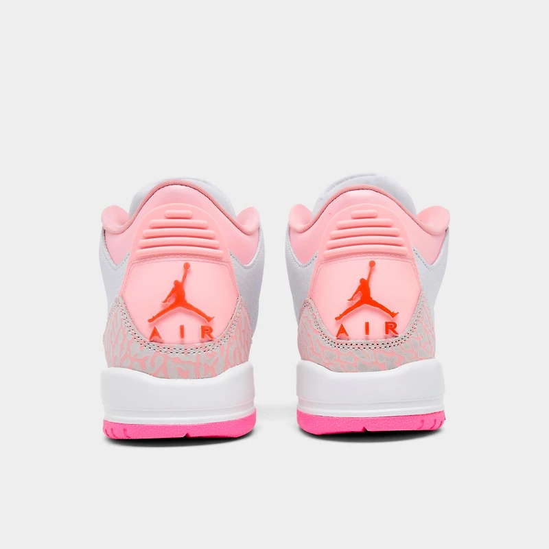 Girls' Big Kids' Air Jordan Retro 3 Basketball Shoes