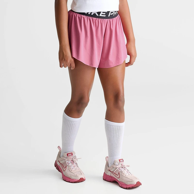 Girls' Big Kids' Nike Pro Dri-FIT 2-In-1 Shorts
