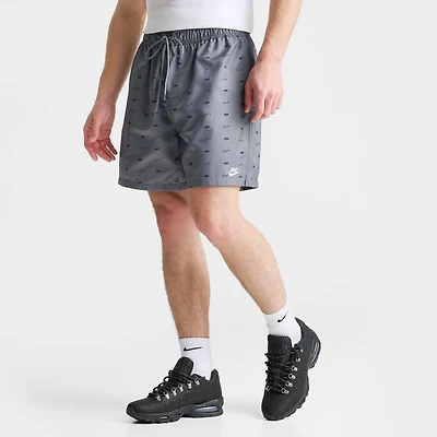 Men's Nike Sportswear Club Monogram Woven Flow Shorts