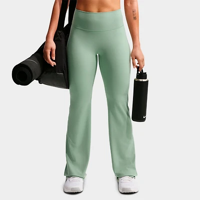 Women's Nike Zenvy Seamless Front High-Waisted Flared Leggings