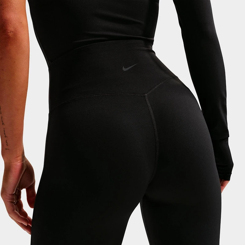Women's Nike Zenvy Seamless Front High-Waisted Flared Leggings