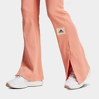 Women's adidas Lounge Ribbed Flared Leg Pants