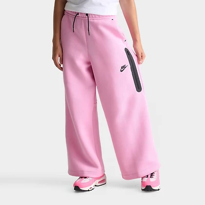 Girls' Big Kids' Nike Sportswear Tech Fleece Wide-Leg Pants