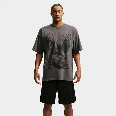Men's Nike Basketball Crow Summit Oversized Graphic T-Shirt