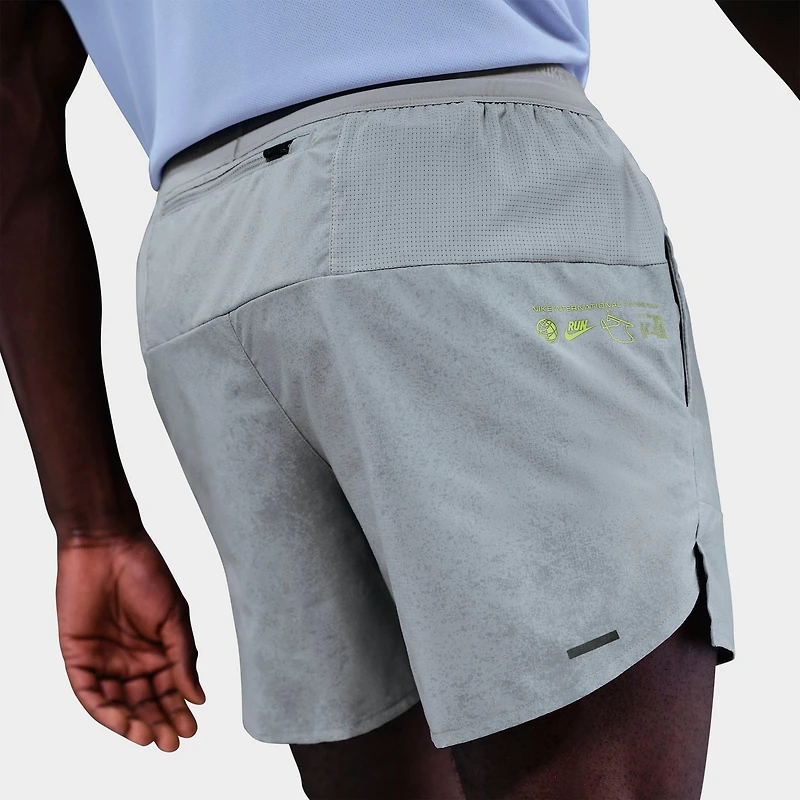Men's Nike Stride 5" Brief-Lined Reflective Running Shorts