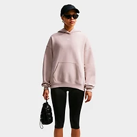 Women's Nike Studio Fleece Medium-Weight Oversized Pullover Hoodie