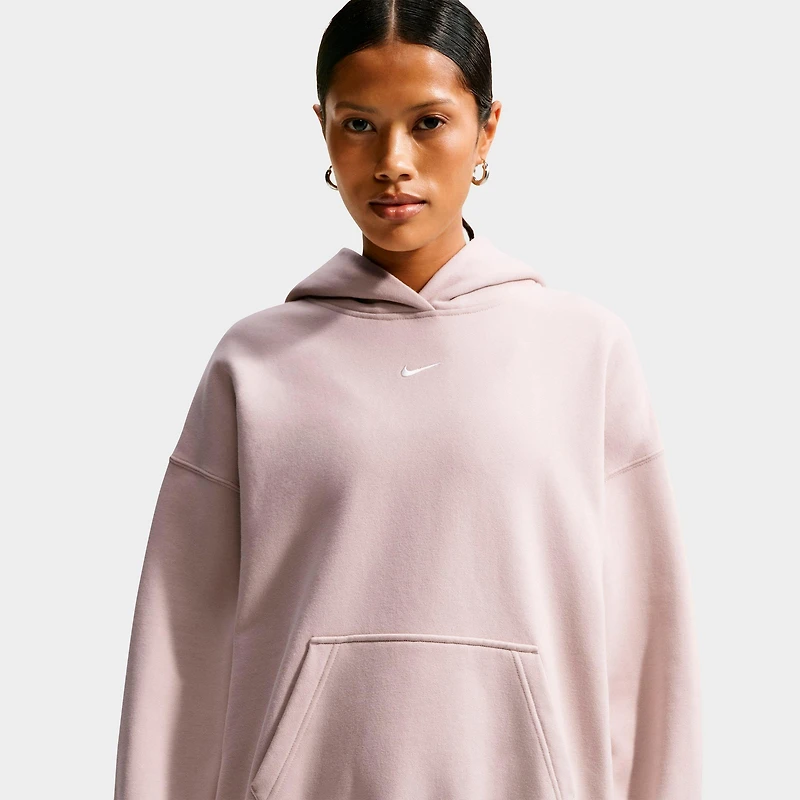 Women's Nike Studio Fleece Medium-Weight Oversized Pullover Hoodie
