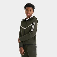 Boys' Big Kids' Nike Sportswear Tech Fleece Reflective Full-Zip Hoodie