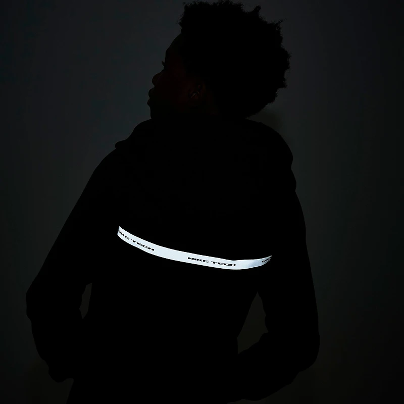 Boys' Big Kids' Nike Sportswear Tech Fleece Reflective Full-Zip Hoodie