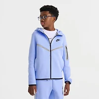 Boys' Big Kids' Nike Sportswear Tech Fleece Reflective Full-Zip Hoodie
