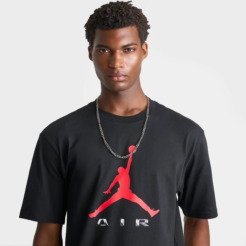 Men's Jordan Brooklyn Logo Chrome T-Shirt