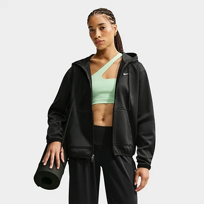 Women's Nike Studio Fleece Sport Therma-FIT Full-Zip Hoodie