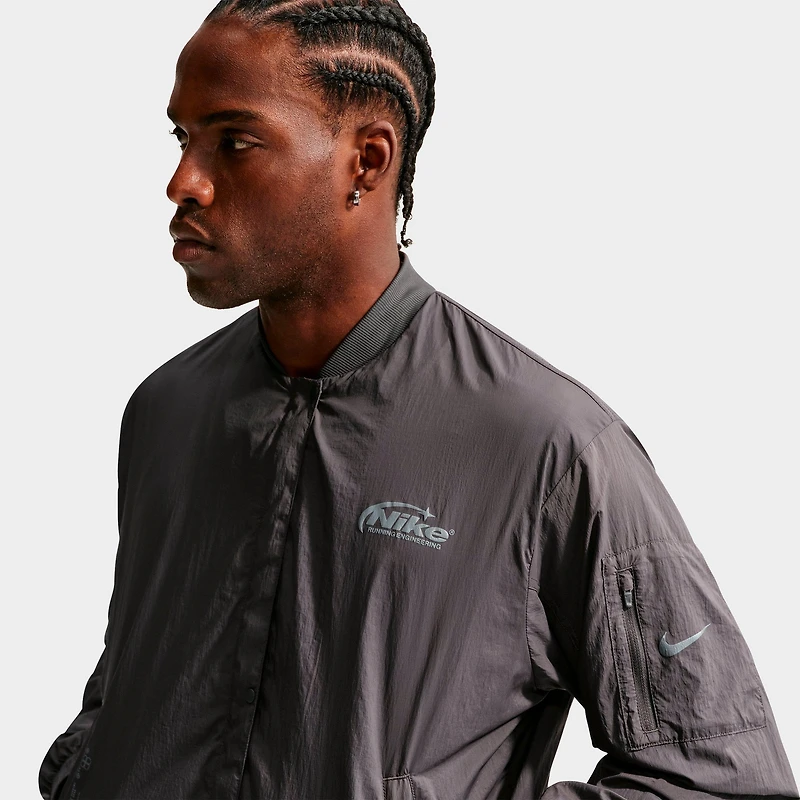 Men's Nike Repel UV Protection Running Bomber Jacket
