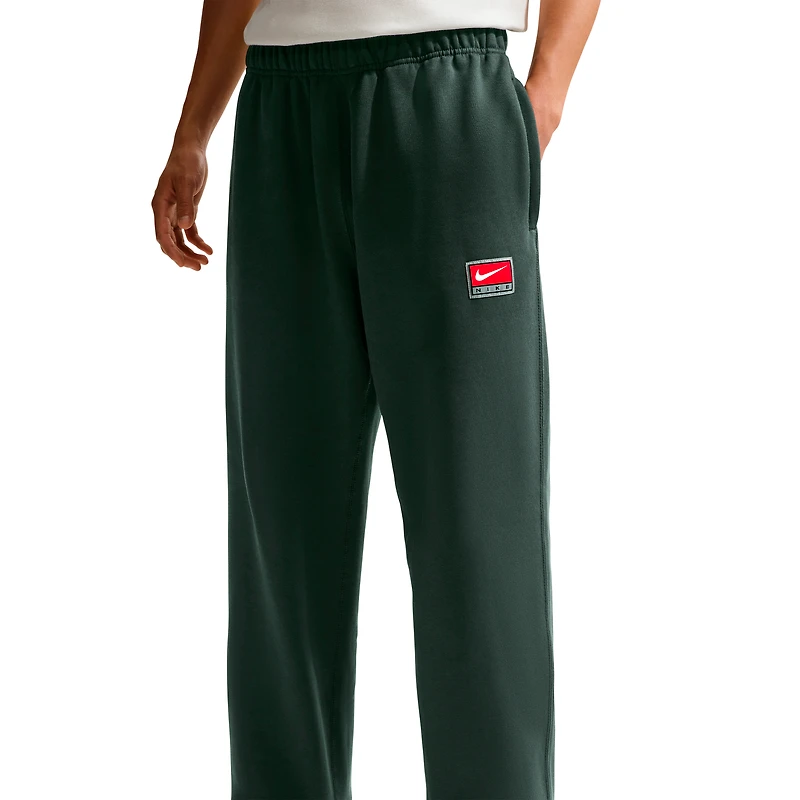 Men's Nike Solo Swoosh Fleece Open-Hem Pants