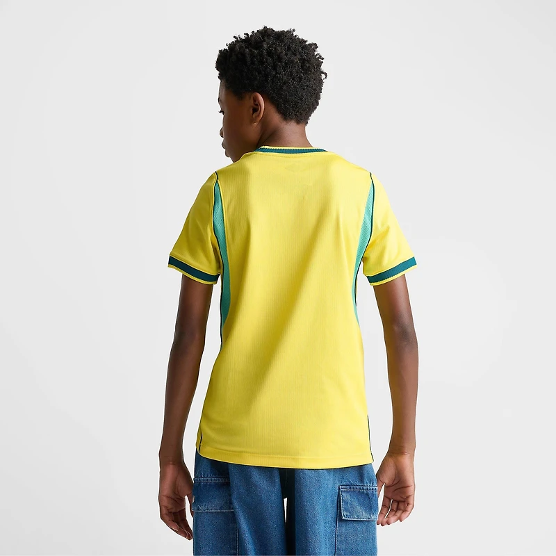 Big Kids' Nike Brazil 26 Stadium Home Dri-FIT Replica Soccer Jersey