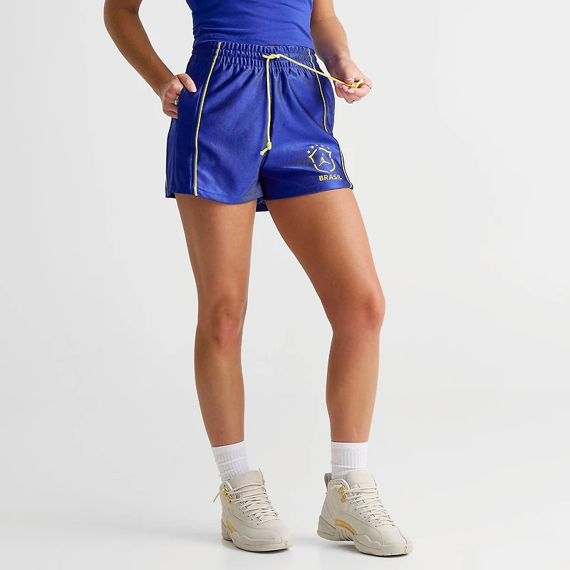 Women's Jordan Brooklyn Brazil Knit Shorts