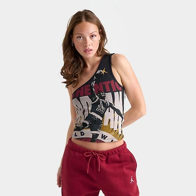 Women's Jordan Flight Graphic One-Shoulder Tank
