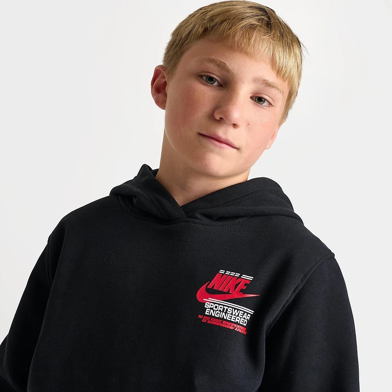 Big Kids' Nike Sportswear Futura Club Pullover Hoodie
