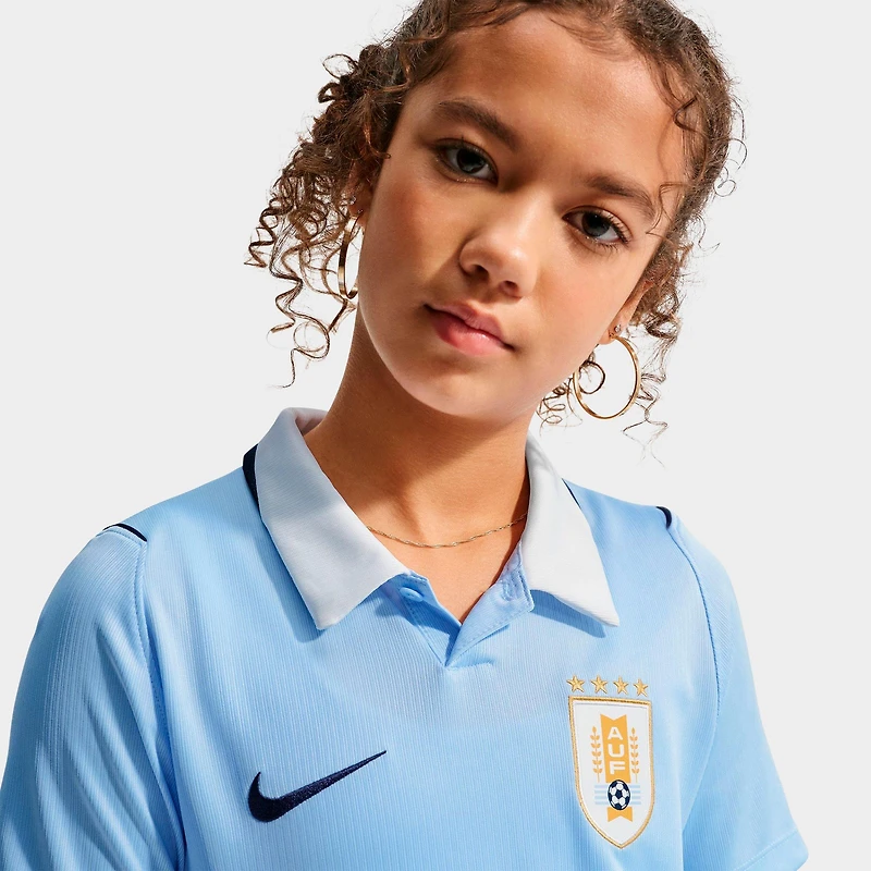 Big Kids' Nike Uruguay 26 Stadium Home Dri-FIT Replica Soccer Jersey
