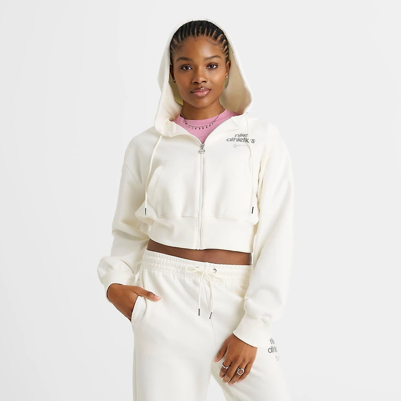 Women's Nike Sportswear Phoenix Fleece Cropped Full-Zip Hoodie