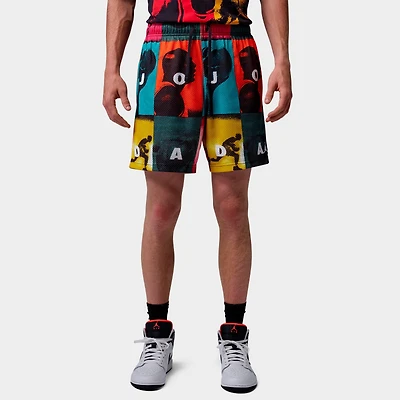 Men's Jordan Brooklyn Collage Graphic Print Mesh Shorts