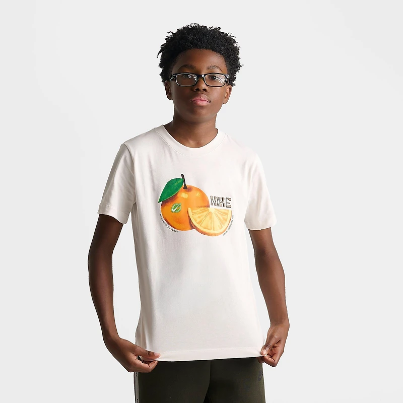 Big Kids' Nike Sportswear Orange Graphic T-Shirt