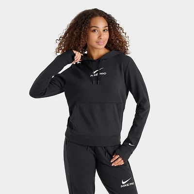 Women's Nike Pro Dri-FIT French Terry Pullover Hoodie
