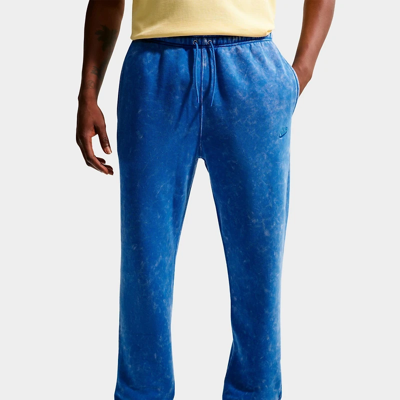 Men's Nike Sportswear Club Washed Cuffed Fleece Pants