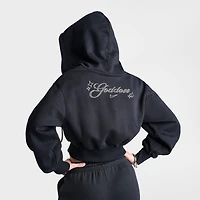 Women's Nike Sportswear Phoenix Fleece Goddess Cropped Full-Zip Hoodie